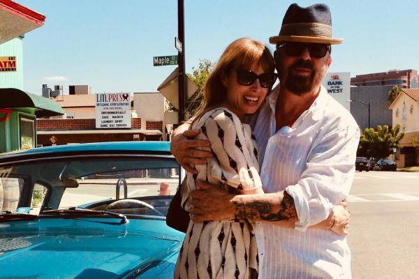 Dave Stewart With His Wife Anouska And Daughter, Anouska Fisz 'Aka